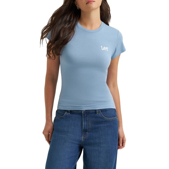 Lee® Women's Short Sleeve Shrunken Band Tee, Sizes XS-3XL