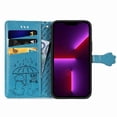 thumbnail image 3 of Funda Cartera FOXDOCK para iPhone 13 ProMax , Flip PU con Relieve de Gatos y Perros, Tarjetero y Soporte, 3 of 6