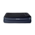 thumbnail image 2 of Intex Dura-Beam Pillow Rest Fiber Tech Air Mattress Bed w/ Built In Pump, Queen, 2 of 7