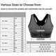 thumbnail image 5 of Paquete de 3 sujetadores deportivos para mujer con cremallera frontal, cómodo sujetador posquirúrgico sin aros y almohadillas extraíbles, 5 of 5