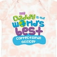 thumbnail image 4 of Inktastic Daddy Worlds Best Correctional Officer Boys or Girls Baby Bodysuit, 4 of 5