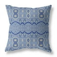 thumbnail image 6 of Amrita Sen Designs  18 x 18 in. Sephalina Paisley Leaves Broadcloth Indoor & Outdoor Zippered Pillow - Muted Blue & Navy, 6 of 6