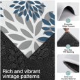 thumbnail image 3 of Purple Floral and Petal Pattern Kitchen Rugs Sets Of 3,Kitchen Runner Rugs Non Skid Washable,Decorative Kitchen Floor Mats for Kitchen,Sink,Laundry,17"x30"+ 17"x47" + 17"x59", 3 of 6