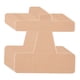 thumbnail image 3 of Corrector Juanetes Separador Dedos Los Pies Autoadhesivo Herramienta para El Cuidado (Beige) 10 Uds., 3 of 5