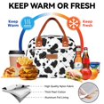 thumbnail image 4 of Bolsa Térmica para Almuerzo HOMESPON para Mujeres y Hombres Adultos con Estampado de Vaca, 4 of 7