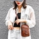 thumbnail image 4 of Qarigey Bolso bandolera compacto y portátil para mujer, bolso cruzado de estilo Vintage de amplia aplicación Bolsas de mensajero y de hombro marrón un, 4 of 6