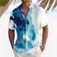 thumbnail image 2 of Hawaiian Shirt For Men, Men's Vintage Button Down Bowling Shirts Short Sleeve Summer Beach ShirtM, 2 of 5