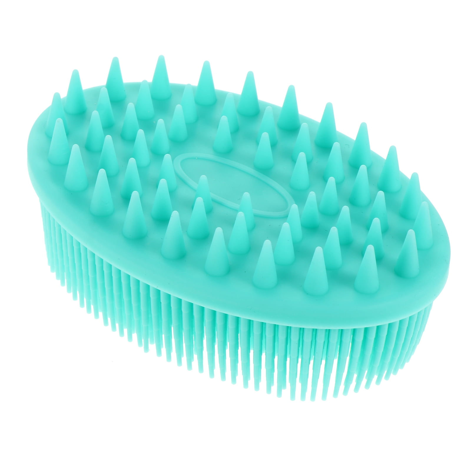 Baby Bath Brush Massage Scrubber Shower Brush Kids Silicone Hair Brush