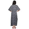 thumbnail image 3 of Moomaya Kimono Kaftan de Maternité en Coton pour Femmes Longue Robe Maxi Vêtements, 3 of 5