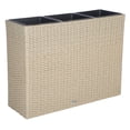 thumbnail image 6 of Safavieh Outdoor Collection 34" x 27" x 13" 3-Tire Beige Fabric Transitional Nature & Floral Plant Rack, 6 of 11