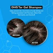 DHS Tar Gel Shampoo Treat Psoriasis & Seborrheic Scented 8 oz, Pack of 2