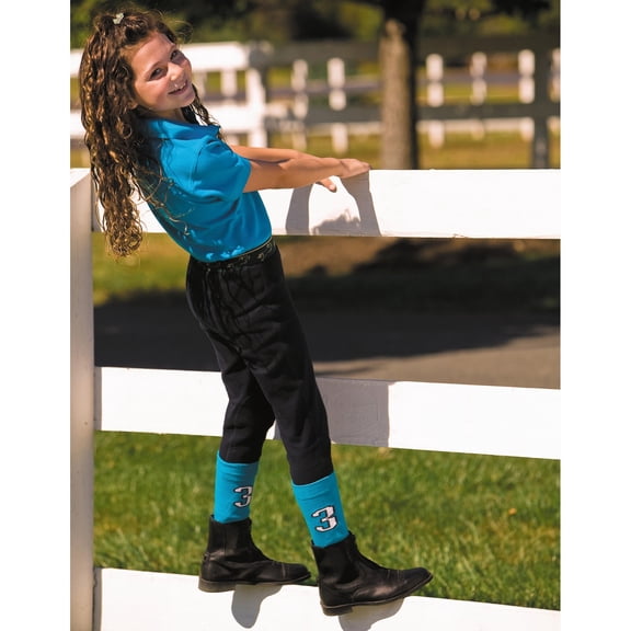 TuffRider Kid's Cotton Schoolers, Navy, 14
