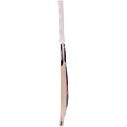 KLR Plus Kashmir Willow Cricket Bat, Handcrafted Grade R Willow with Web Tape Front Sticker Back Kashmir Willow Handle, Red and Black