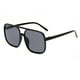 thumbnail image 1 of Sonducket Gafas ópticas Gafas con montura negra Protección de moda Accesorios de ropa de marco grande para protección de ojos Lentes Gris con borde negro, 1 of 6