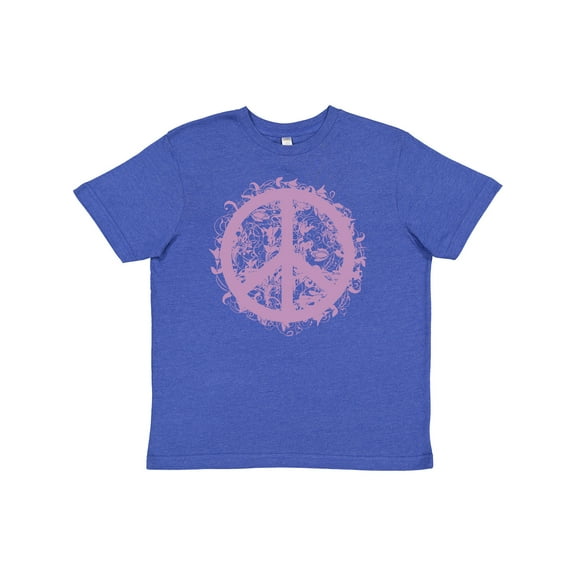 Inktastic Purple Peace Youth T-Shirt