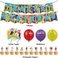 thumbnail image 2 of 32 Pcs For Teletubbies Cartoon-Themed Birthday Decorations and Party Favors Set – Includes Banner, Cake Topper, 12 Cupcake Toppers, and 18 Balloons for Celebration Events, 2 of 5