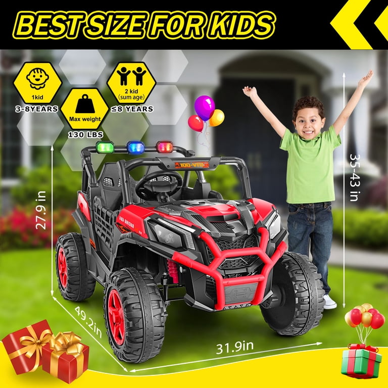 Power Wheels 24v 24V Kids Electric UTV With Remote Control - Ride On ...