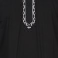 thumbnail image 3 of SKAVIJ Kurta Courte en Coton pour Hommes Col Rond Tunique Coupe Régulière (TG, Black)), 3 of 5