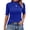 04-Royal Blue, variant on T Shirts for Women Mock Neck Short Sleeve Tops Dressy Casual Slim Fit Mock Turtleneck Tee
