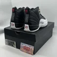 thumbnail image 5 of Ni - ke Size 4.5 - Jordan 12 Retro Mid Playoff Black White Leather (153265-006), 5 of 5
