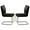 Black, variant on Benzara Lodia I Contemporary Side Chair, White, Set of 2-Color:White