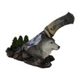 thumbnail image 1 of Spirit Wolf Decorative Fantasy Knife With Hand Painted Holder, 1 of 4