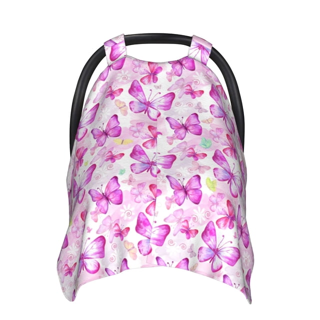 Funda para asiento de coche con forma de mariposa YWTGEYEY, funda de lactancia