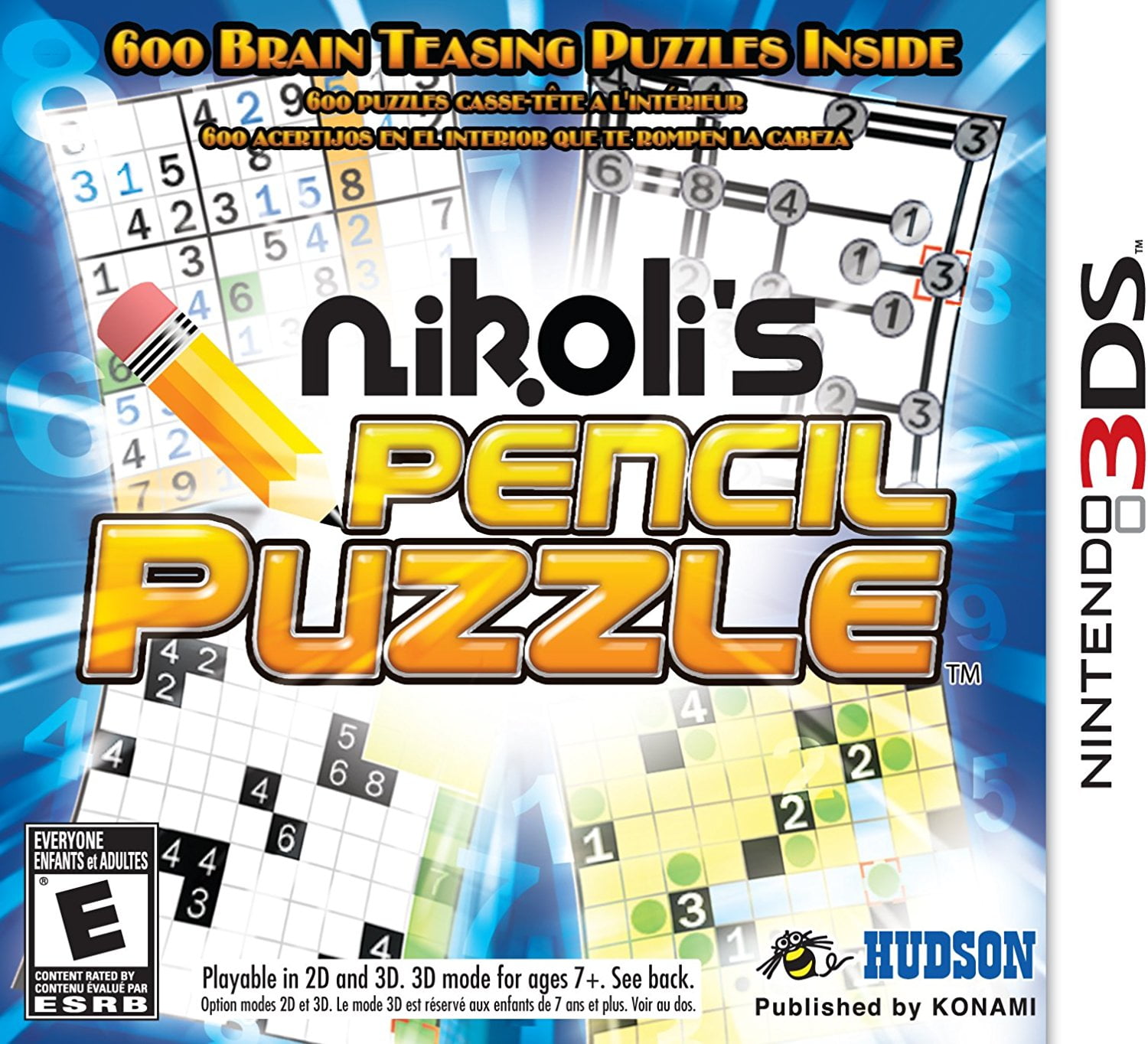 Nikoli S Pencil Puzzle Nintendo 3ds Walmart Com Nikoli S Pencil Puzzle Nintendo 3ds Walmart Com