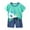 Style.1-Mint Green, variant on HCNTES Children's Short Sleeved Suit Summer Pure Cotton Boy's Clothes Thin Girl's T Shirt Summer Clothes Baby Children's Clothes toddler fall clothes(4-5 Years,Mint Green)