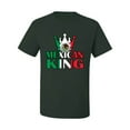 thumbnail image 2 of Wild Bobby Mexican King Latin Pride Men Graphic Tee, Forest Green, Medium, 2 of 5