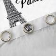 thumbnail image 4 of Homewish Red Bowtie Ribbon Blackout Curtains Set of 2 (52x84 Each),Paris Eiffel Tower Window Curtains,Romantic Rose Curtains and Drapes For Men Women,Ultra Soft Home Decor, 4 of 6