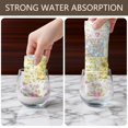 thumbnail image 6 of 2 Pcs Pioneer Flower Floral Print Pattern Kitchen Towels, Funny Microfiber Dish Towel Set, 18" X 26" Tea Towels, 6 of 6