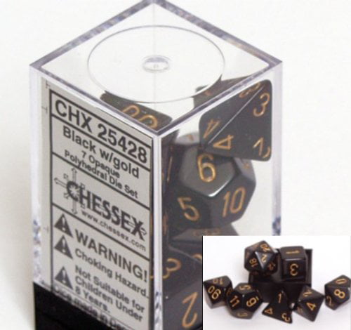 Set d20 Solid RPG d10 d6 25415 DICE Chessex OPAQUE DUSTY GREEN with COPPER 7 Pc 