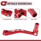 thumbnail image 3 of Palanca de cambio de motocicleta plegable para Yamaha TTR 50cc, pedal de aleación de aluminio, brazo de palanca de cambio, palanca roja con cabeza roja y anillo de tono plateado, 3 of 6