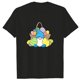 thumbnail image 4 of Moda Mujer Causal Pascua Cuello redondo Blusa estampada Camiseta de manga corta Tops de verano Pompotops  hkajfhjk461137, 4 of 6