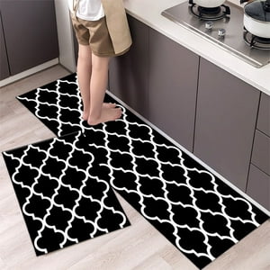 Juego de 3 alfombras de cocina antideslizantes para piso, alfombras de  cocina lavables, tapetes de cocina súper absorbentes para cocina, baño,  piso