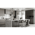 thumbnail image 3 of Vivio Lighting Roxton 8-Light Modern Matte Black Chandelier, 3 of 5