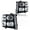 Clear lens Black Housing Clear Reflector, variant on PIT66 Headlights, Fit for 07-13 Chevy Silverado 1500/07-14 Silverado 2500 3500 & HD Clear lens Chrome Housing Amber Reflector Left Side