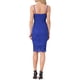 thumbnail image 3 of Vestido de encaje INSPIRE CHIC para mujeres con tirantes de espagueti, vestido bodycon sin mangas para cócteles y fiestas S Azul, 3 of 5