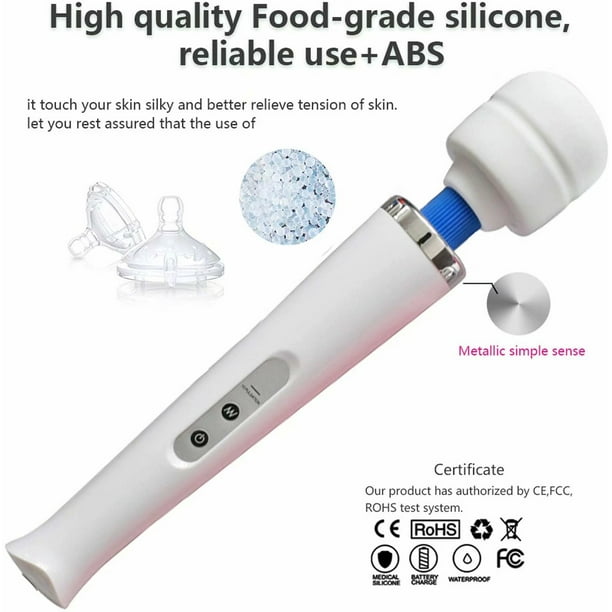 Artrylin Upgrade Cordless Wand Massager Large Powerful with 10 Speeds