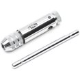 thumbnail image 1 of Llave de soporte de grifo de trinquete con mango en T de plata ajustable con 5 uds M3-M8 3mm-8mm rosca de máquina enchufe métrico grifo en forma de T, 1 of 2