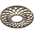 thumbnail image 2 of 40"OD x 13 5/8"ID x 1"P Cannes Architectural Grade PVC Pierced Ceiling Medallion, Antiqued Bronze, 2 of 10