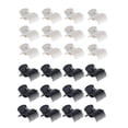 thumbnail image 5 of 12Pcs Replacement Electric Hot Roller Styling Hair Clips Clamp Beige, 5 of 6