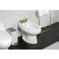 thumbnail image 3 of Kingston Brass KB6327DL Concord Three-Handle Bidet Faucet, Brushed Brass, 3 of 5