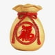 thumbnail image 5 of Estatua artística con forma de florero, regalo, figura de resina, maceta, maceta para el hogar Dorado, 5 of 9