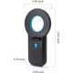 thumbnail image 2 of Pet Microchip Scanner, ISO11784(85)/FDX-B/EMID with 128 Sets of Data Storage Microchip Reader for Animals/Pets/Dog/Cat/Pig (Black), 2 of 5