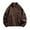 Brown, variant on Men's High-End Lapel Solid Color Jacket, Trendy Plus-Size Loose Casual Style, Black, Size L