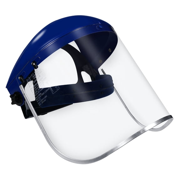 Blue Eagle Full Face Impact Resistant Safety Faceshield (B1BL FC48) | Clear | Extrusion-Grade Polycarbonate Visor | 1 Set Replacement Visor