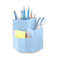 thumbnail image 6 of Clearance Office&Craft&Stationery under $5,360° Rotating Pen Holder 3 Grid Pen Holder Holder Office Supplies Storage Desktop Arrangement Cute Pencil Cup Pot For Home Office, 6 of 9