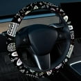 thumbnail image 2 of Easter 14.5 Inch Printing PVC Leather Car Wheel Cover Steering Wheel Cover Auto Accessories, 2 of 6